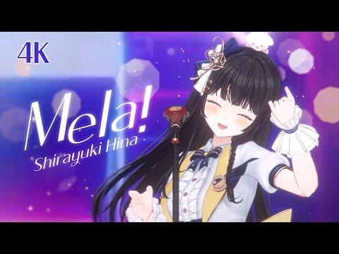 [4K] Mela! - 녹황색사회 (緑黄色社会) | 시라유키 히나 3D Live Cover 썸네일